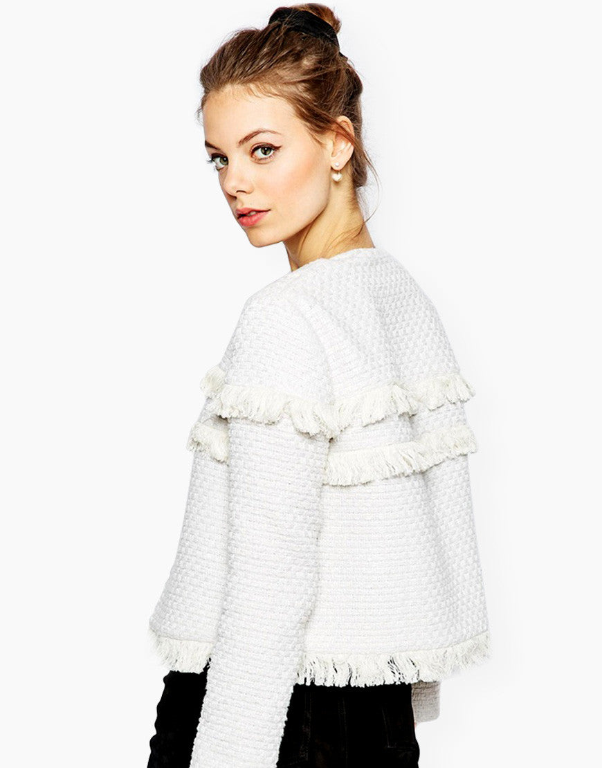 Erinted dress with trimming Erinted dress with trimming