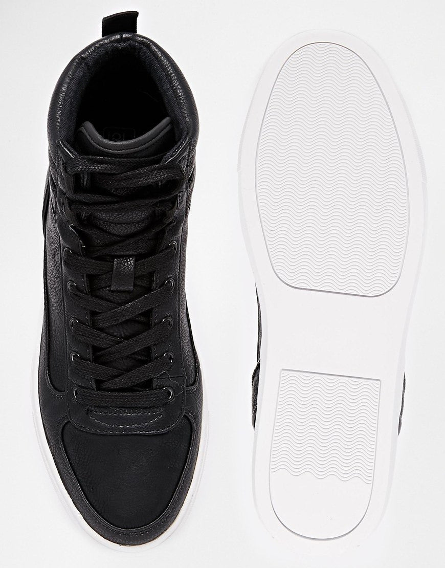 Basic contrast sneakers
